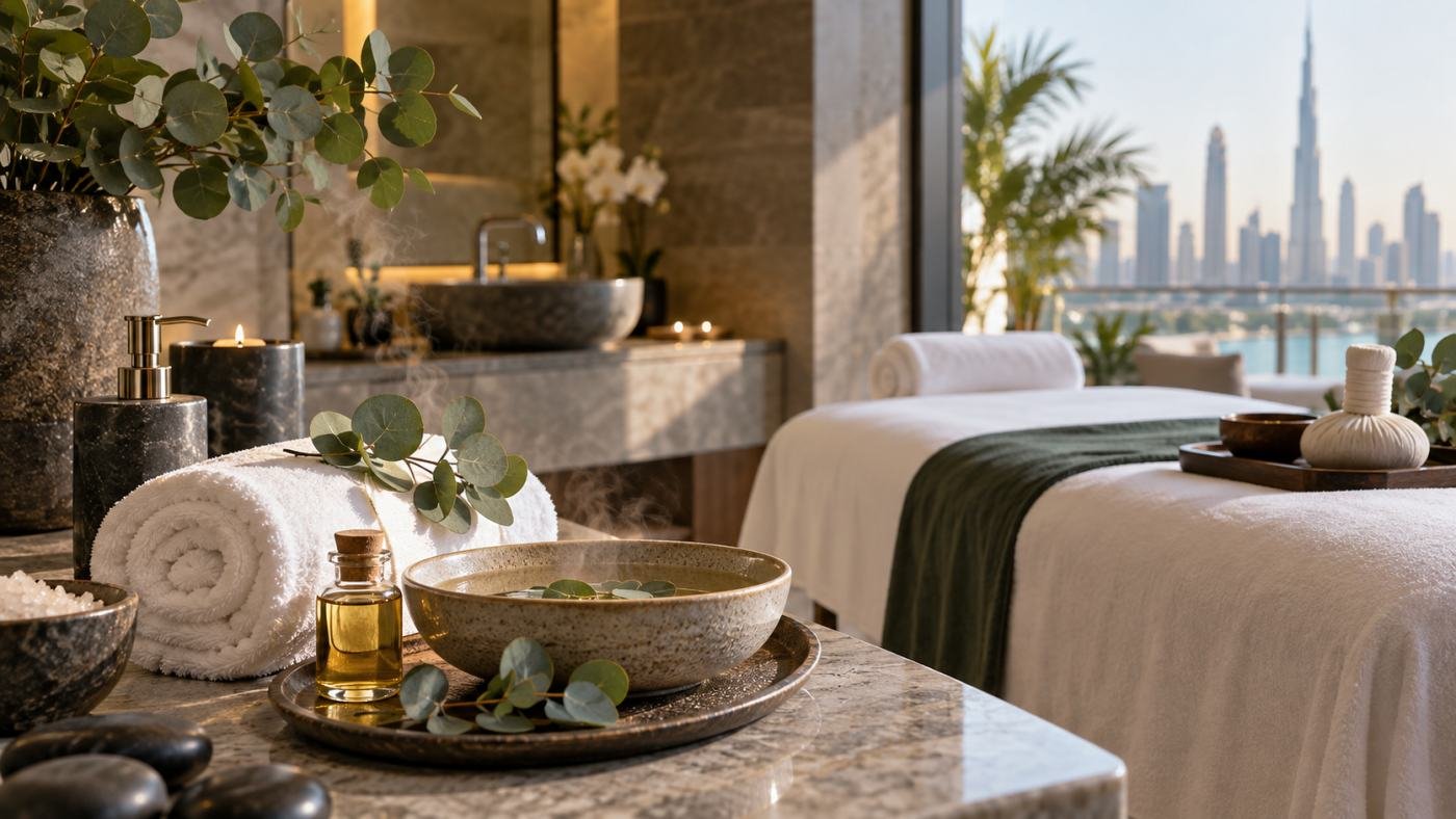 Quiet massage room prepared for a Euro Touch Spa session